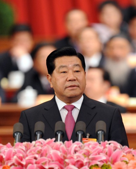 全國政協(xié)主席賈慶林向大會作工作報告