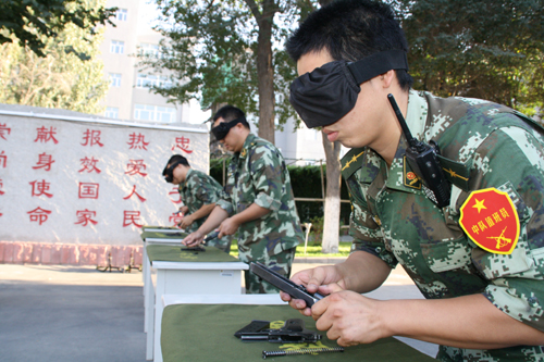 新疆公安邊防總隊(duì)后勤基地技能練兵謀打贏