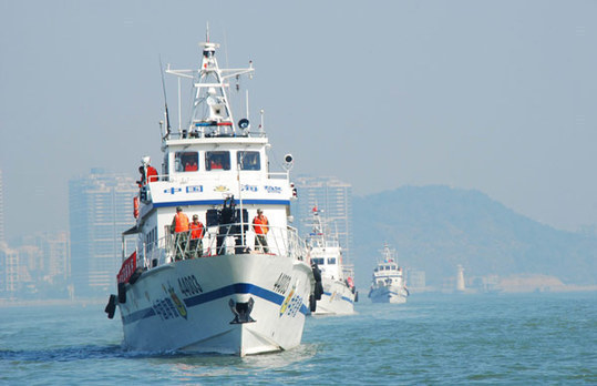 中國(guó)省級(jí)海洋維權(quán)巡航執(zhí)法首航深圳起航