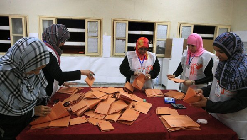 利過渡委前主席領(lǐng)導(dǎo)的政治聯(lián)盟在議會(huì)選舉中領(lǐng)先
