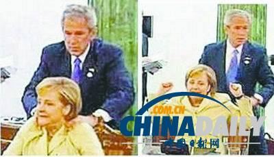 布什按摩默克爾受驚 盤點(diǎn)美國(guó)人外交場(chǎng)合尷尬時(shí)刻