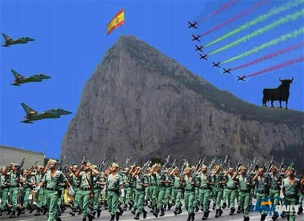 西班牙一鎮(zhèn)長(zhǎng)PS英軍“入侵”直布羅陀海峽惹風(fēng)波