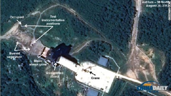 美智庫(kù)：衛(wèi)星圖片顯示朝鮮或已測(cè)試遠(yuǎn)程火箭引擎