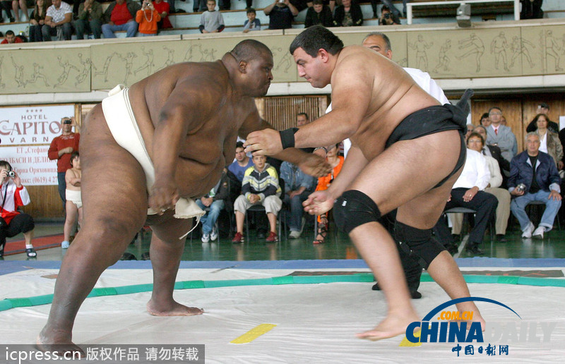 世界最胖運(yùn)動員體重326公斤 憑臃腫身材稱霸相撲界
