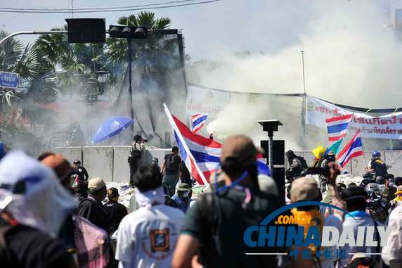 泰國反對派領袖揚言繼續(xù)抗爭 政府不與示威者對峙