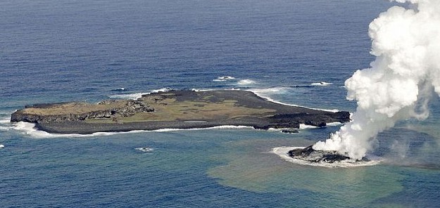 日本新火山島急劇“長(zhǎng)大” 或成永久性島嶼