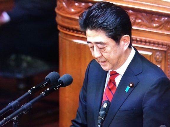 安倍國會發(fā)表施政演說 首次明確提及集體自衛(wèi)權