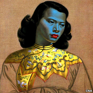 切奇科夫名畫(huà)《中國(guó)女孩》將拍賣