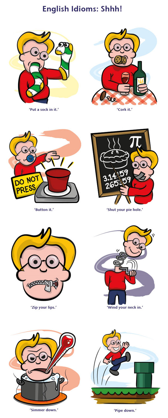 噓！英文中讓別人閉嘴的常用口語表達