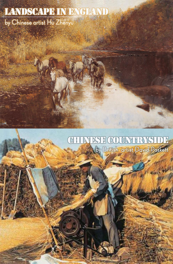 中國(guó)畫(huà)家筆下的英國(guó)VS英國(guó)畫(huà)家筆下的中國(guó)