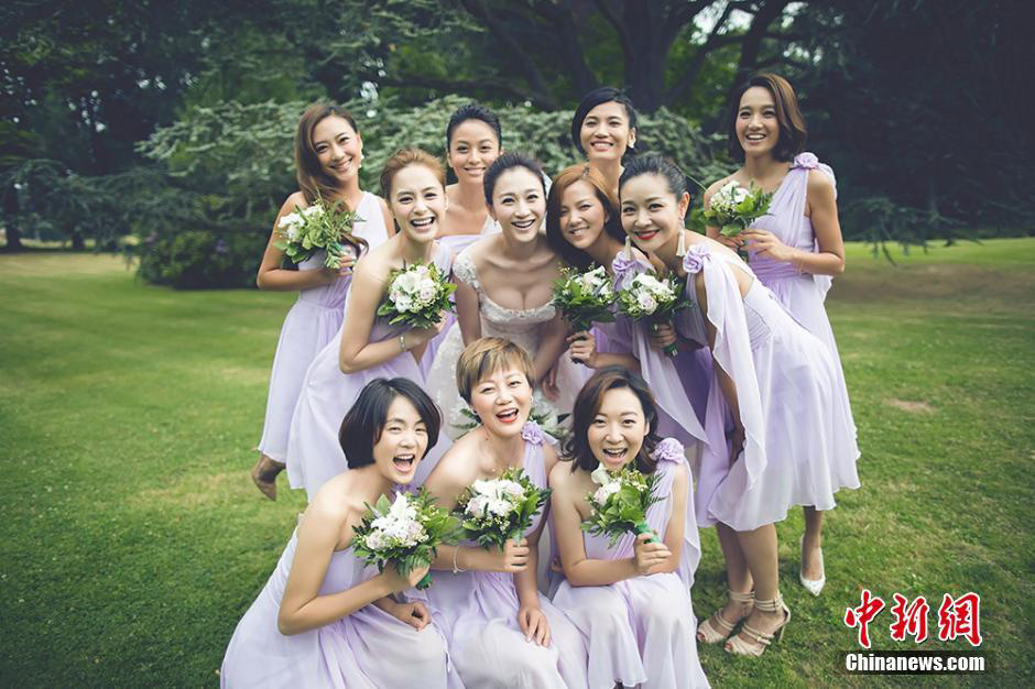 盤點(diǎn)娛樂(lè)圈最美伴娘團(tuán)（組圖）
