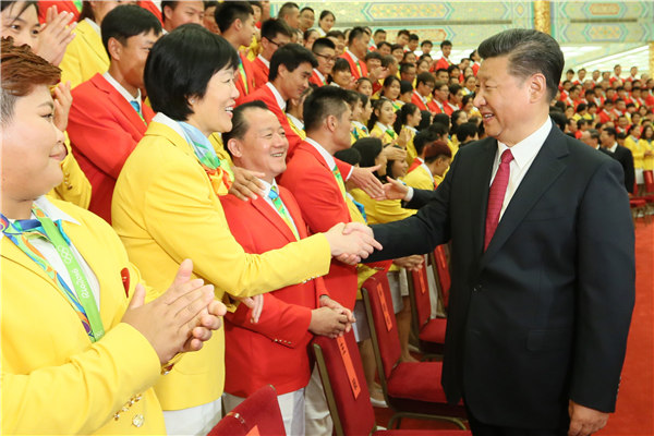 習(xí)近平會見中國奧運代表團(tuán) 強(qiáng)調(diào)“奧運精神”