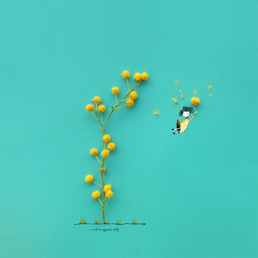 我用花瓣、果子、棉花糖變出了童話世界（組圖）