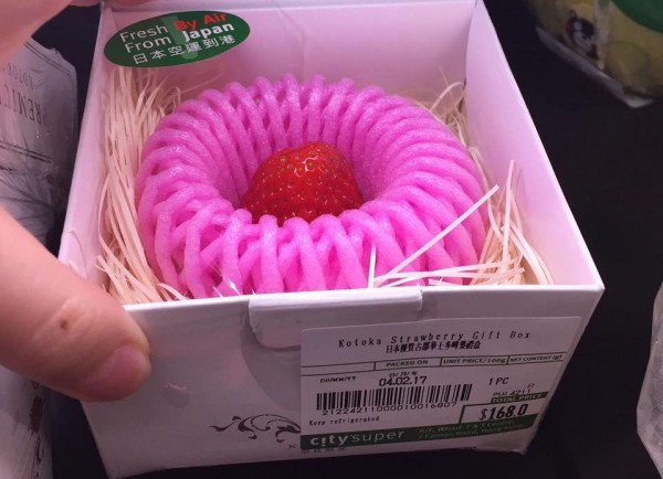 這種草莓150元一顆，一定很好吃……吧？