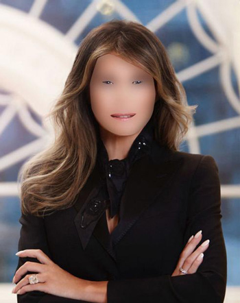 梅蘭妮·特朗普白宮肖像照惹爭議 誰是最美美國第一夫人？