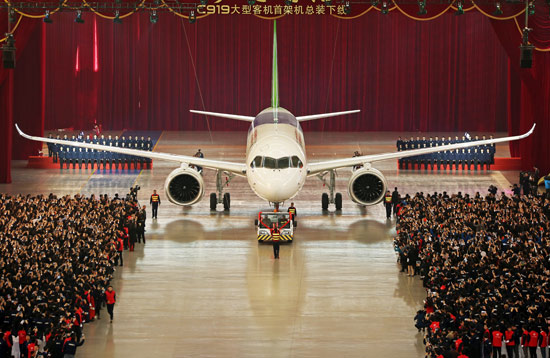 國(guó)產(chǎn)客機(jī)C919將迎首飛