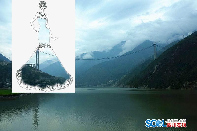 把高速公路做成衣服穿上身 美不美？（組圖）