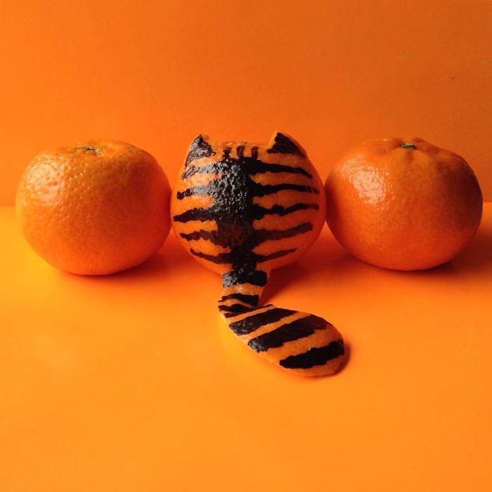 廚房里的“動(dòng)物園”：別出心裁的蔬果藝術(shù)品（組圖）