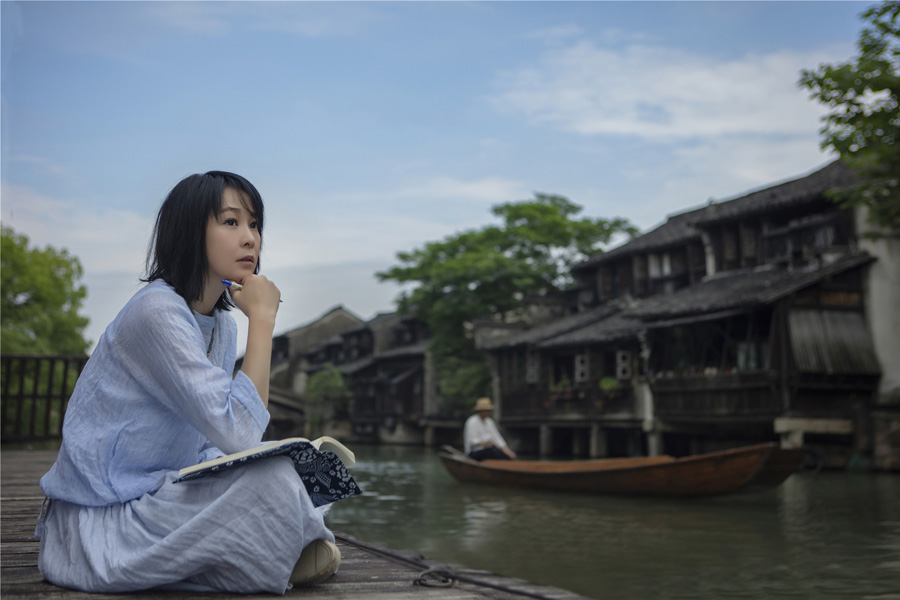 劉若英再次為烏鎮(zhèn)代言：來(lái)過(guò)，便不曾離開(kāi)（組圖）