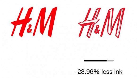 為了節(jié)能環(huán)保，這家公司給眾多品牌的商標(biāo)瘦身