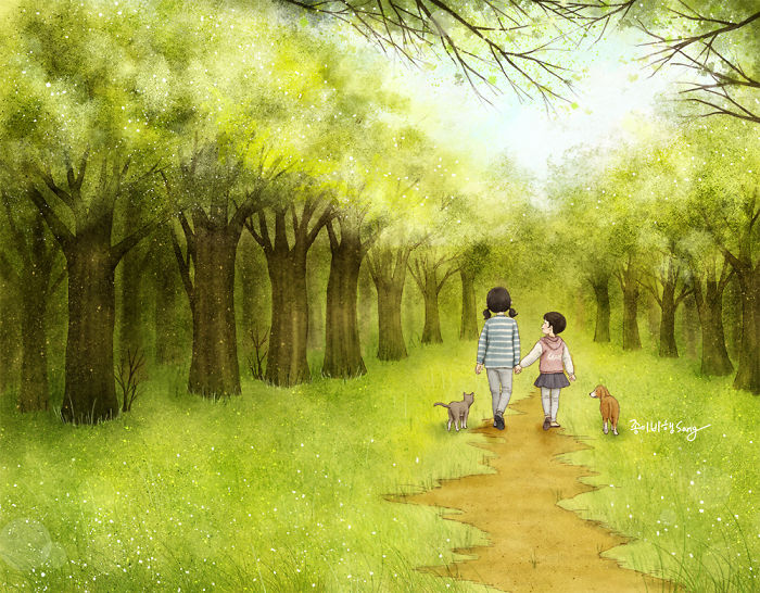 有親姐妹是什么感覺？讓插畫師來告訴你（組圖）
