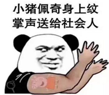 “小豬佩奇身上紋，掌聲送給社會人”這只粉紅豬憑啥火了？