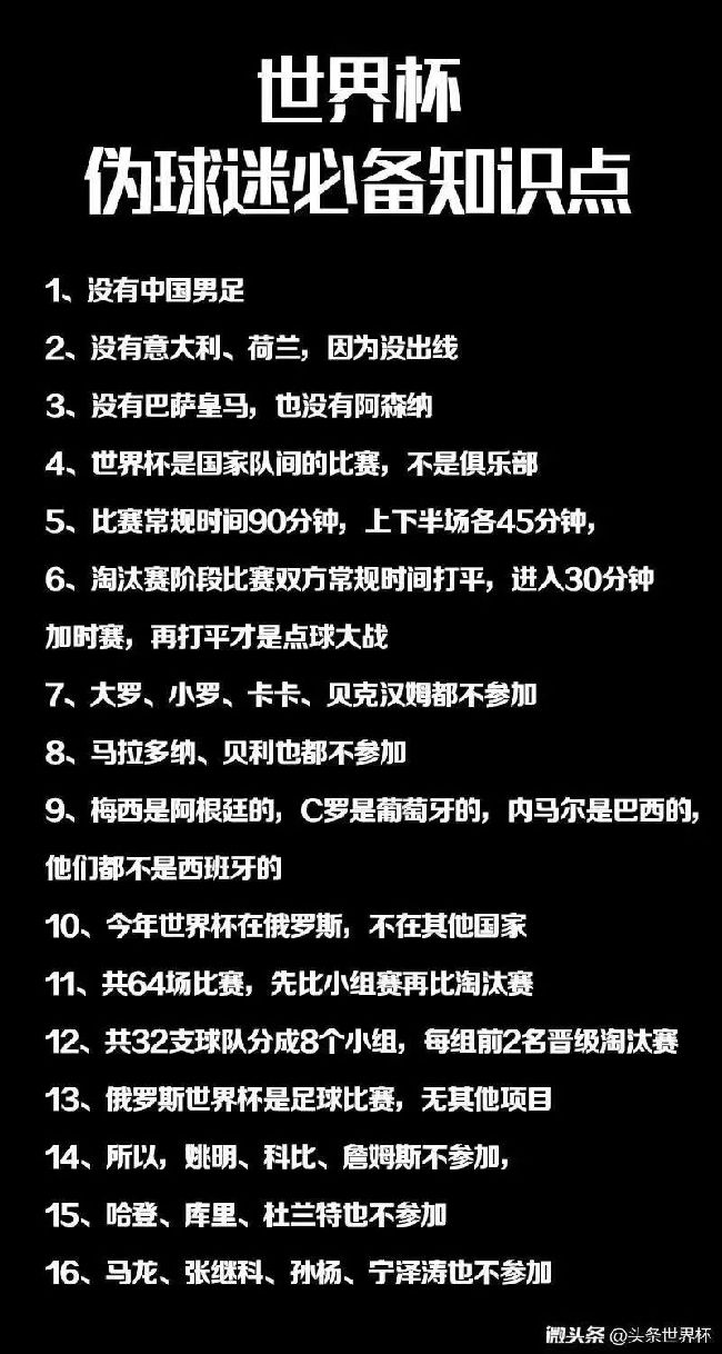世界杯看球（臉）指南：能不能愉快度過這個夏天就靠它了！