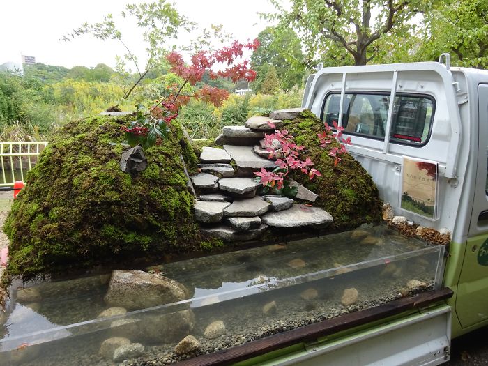 輪子上的風(fēng)景：卡車上的“后花園” 哪一個最美？（組圖）