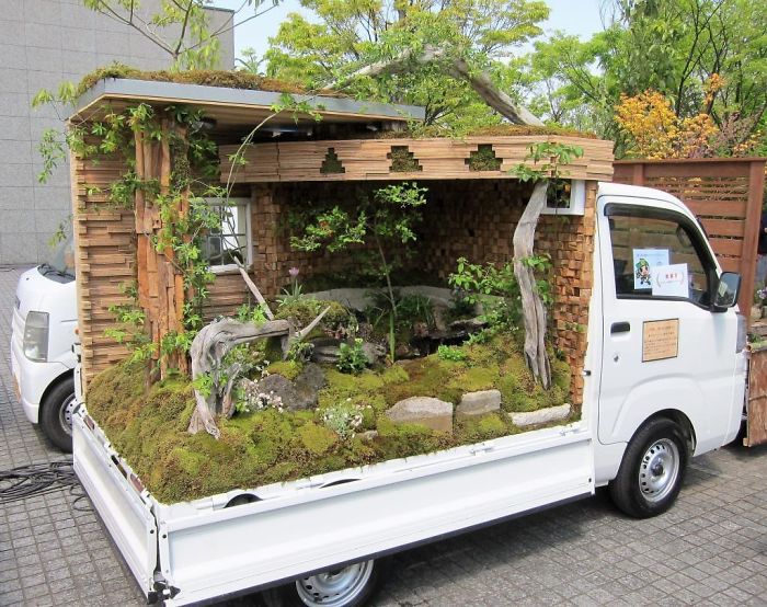 輪子上的風景：卡車上的“后花園” 哪一個最美？（組圖）