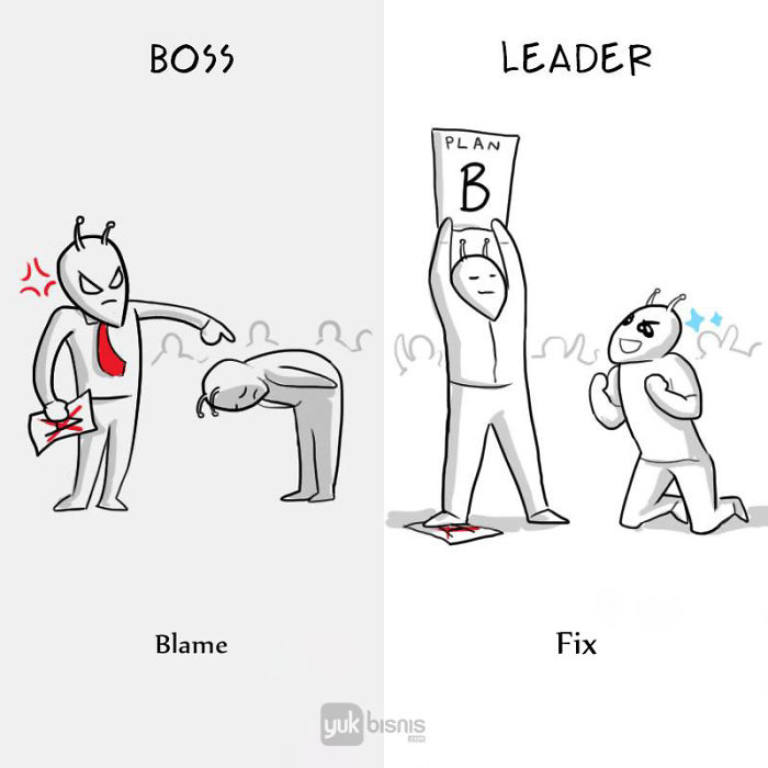 一組圖讓你看懂領(lǐng)導(dǎo)和領(lǐng)袖的區(qū)別