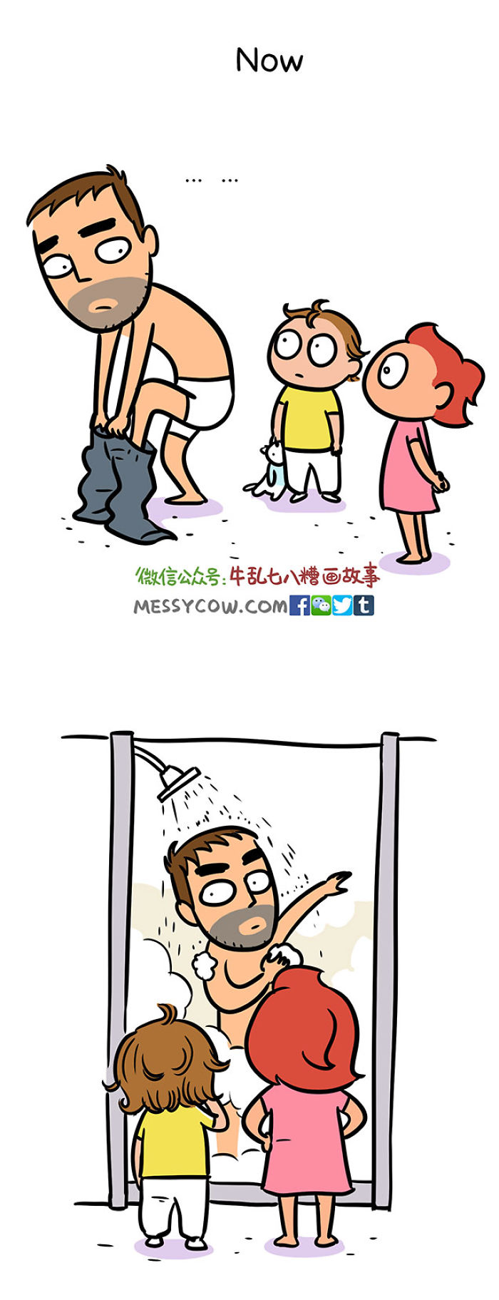 當爸前 VS 當爸后：天知道我經(jīng)歷了什么……（組圖）